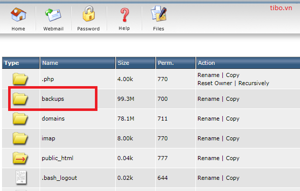 Backup và restore website sử dụng DirectAdmin