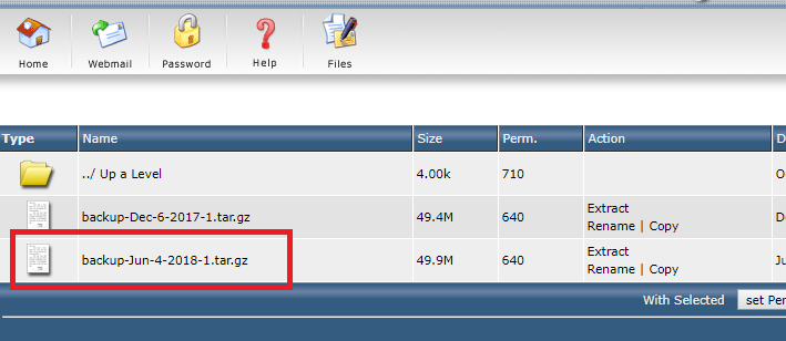 Backup và restore website sử dụng DirectAdmin