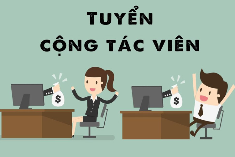 Tuyển cộng tác viên kinh doanh website